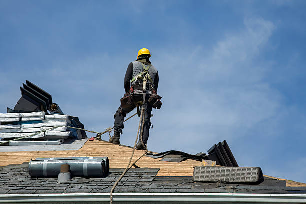 Professional Gutter Installation technician working in Capon Springs, WV